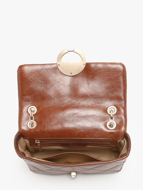 Cross Body Tas M Moon Leder Vanessa bruno Bruin moon 84V40533 ander zicht 3
